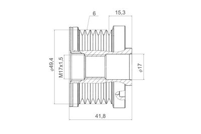 Dispositivo ruota libera alternatore VALEO NEW SPARE PART