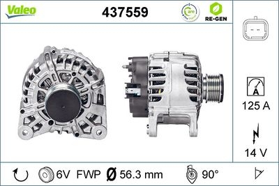 Alternatore VALEO RE-GEN REMANUFACTURED